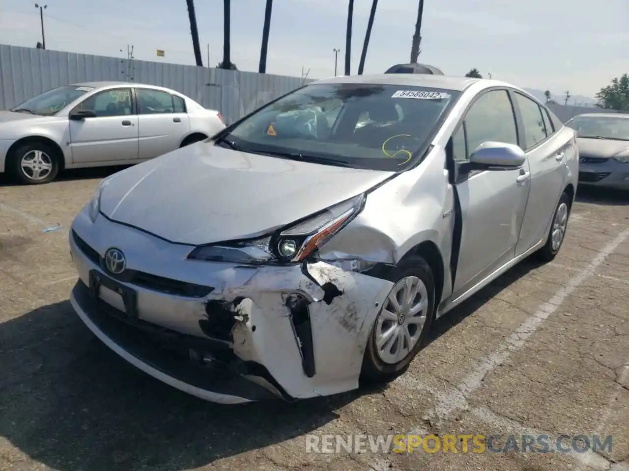 2 Photograph of a damaged car JTDKAMFU9M3147445 TOYOTA PRIUS 2021