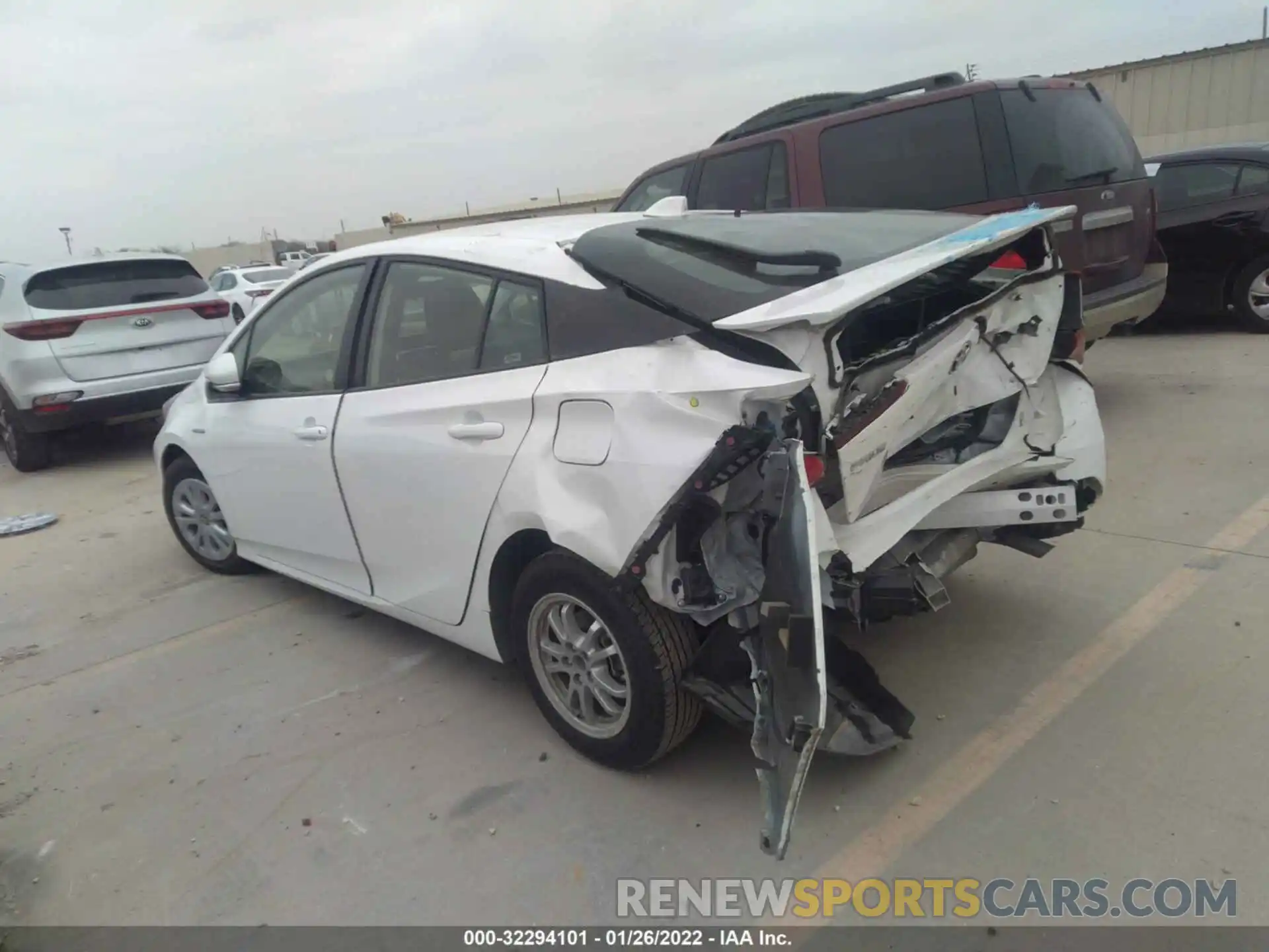 3 Photograph of a damaged car JTDKAMFU9M3148238 TOYOTA PRIUS 2021