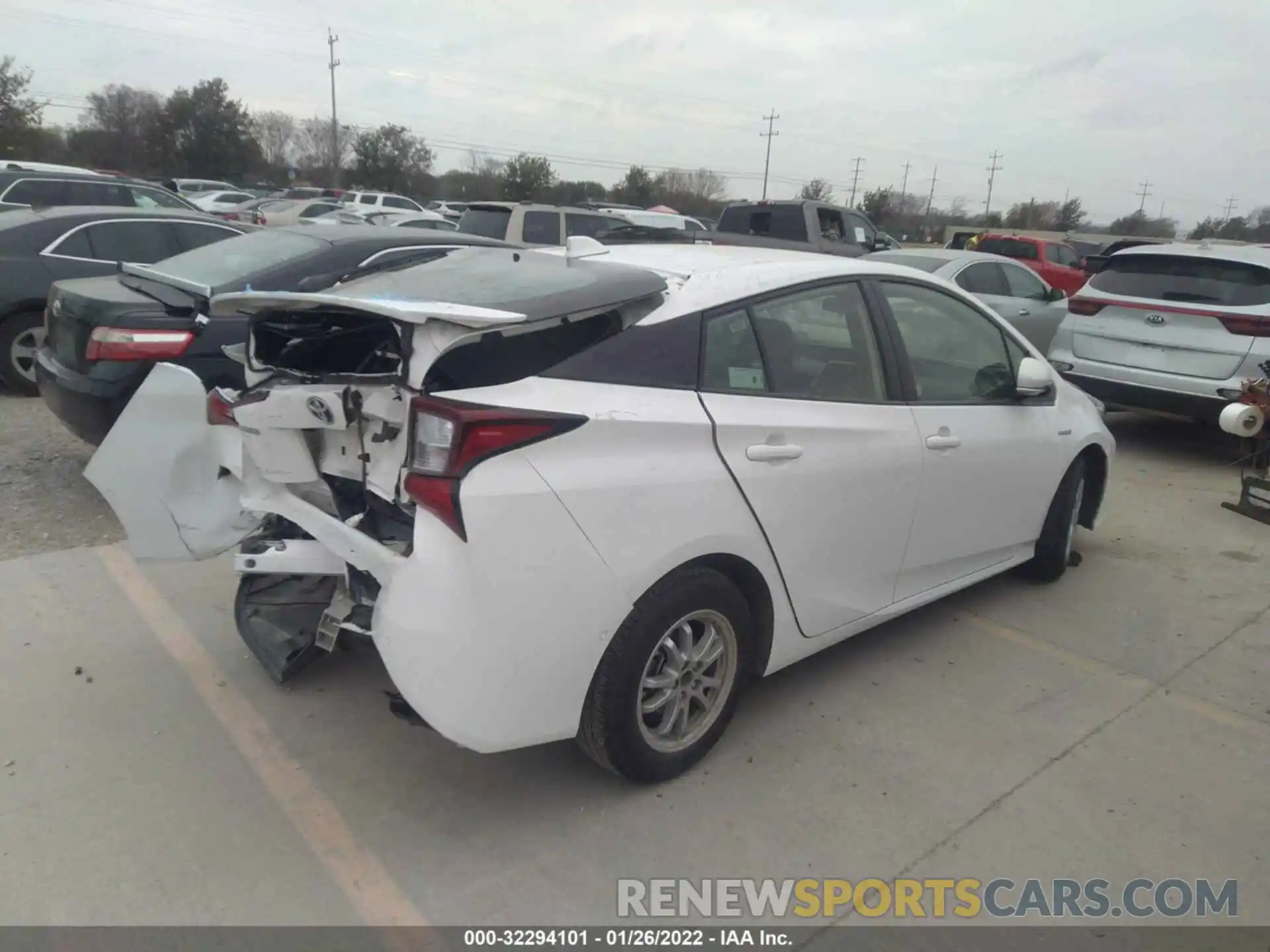 4 Photograph of a damaged car JTDKAMFU9M3148238 TOYOTA PRIUS 2021