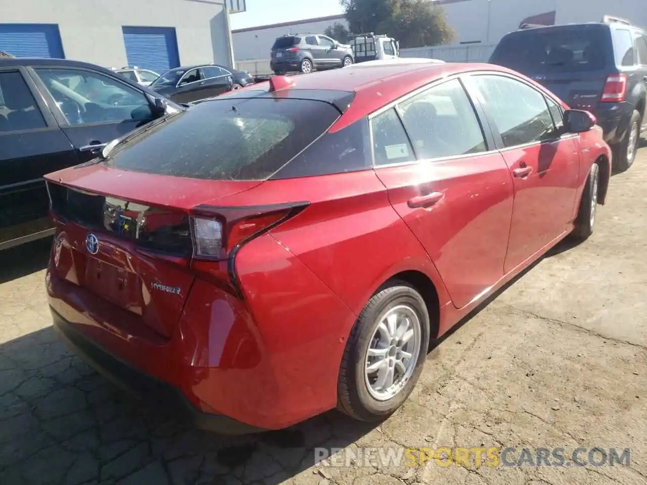 4 Photograph of a damaged car JTDKAMFU9M3148661 TOYOTA PRIUS 2021