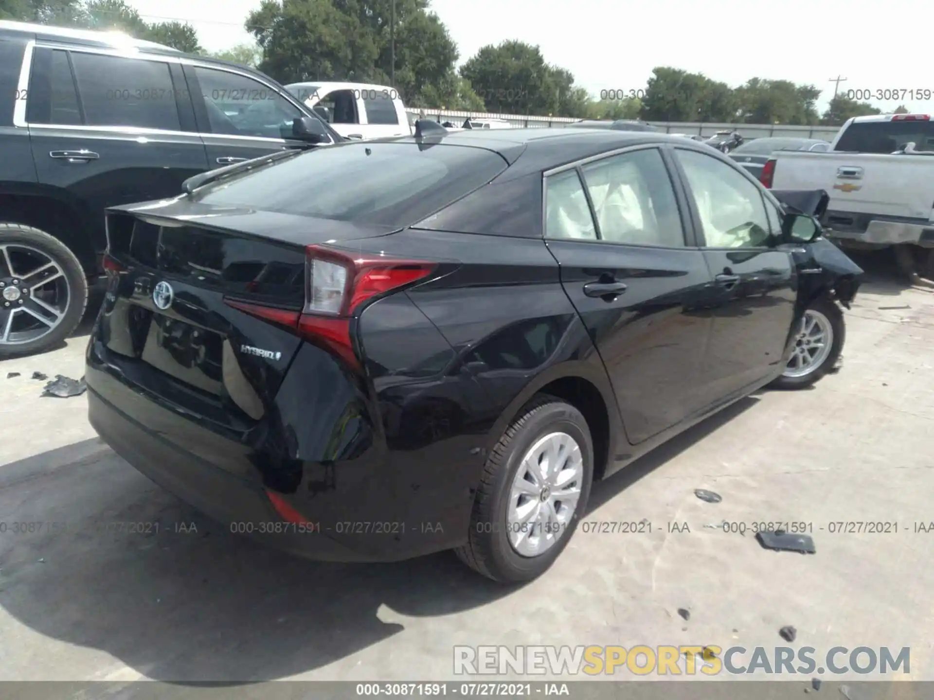 4 Photograph of a damaged car JTDKAMFU9M3148806 TOYOTA PRIUS 2021