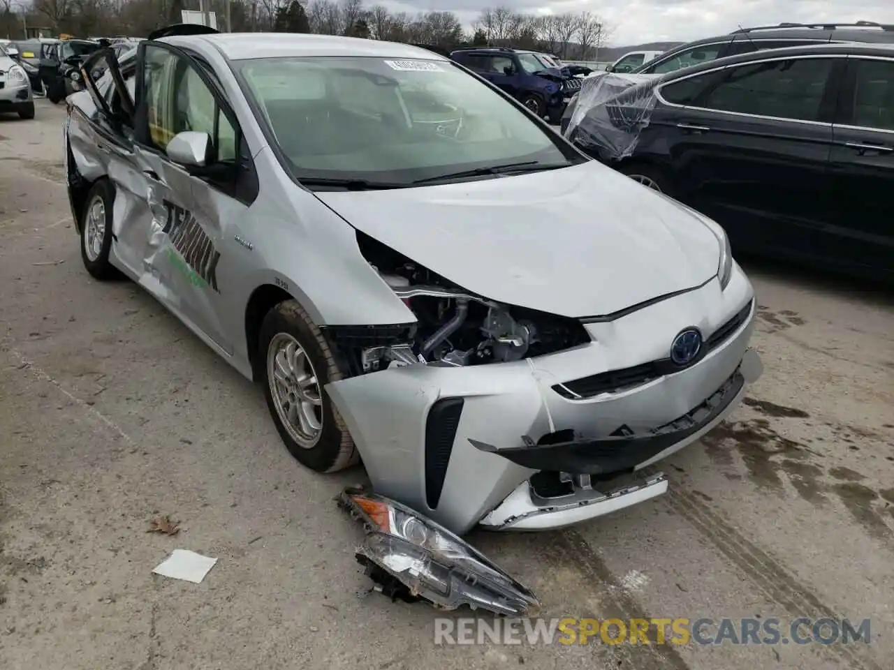 1 Photograph of a damaged car JTDKAMFU9M3148823 TOYOTA PRIUS 2021