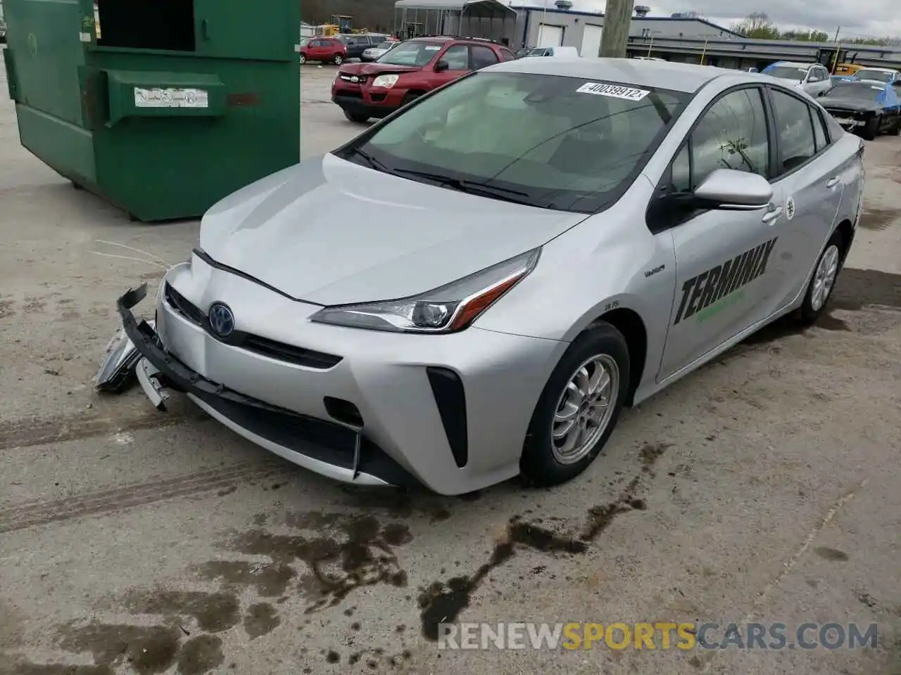 2 Photograph of a damaged car JTDKAMFU9M3148823 TOYOTA PRIUS 2021