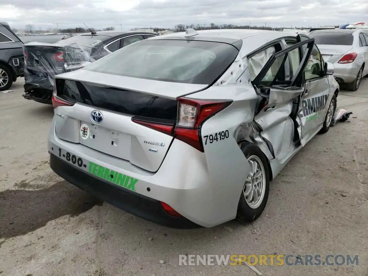 4 Photograph of a damaged car JTDKAMFU9M3148823 TOYOTA PRIUS 2021