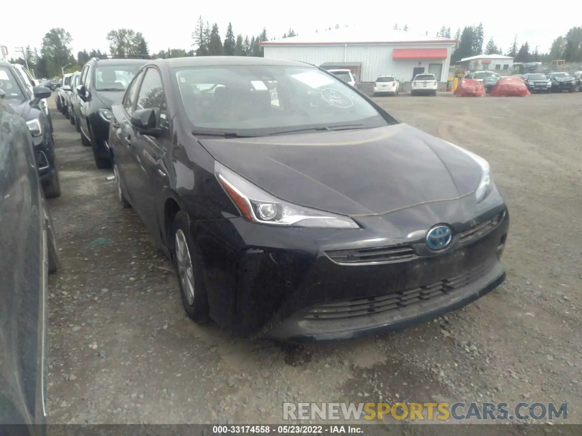 1 Фотография поврежденного автомобиля JTDKAMFU9M3148871 TOYOTA PRIUS 2021