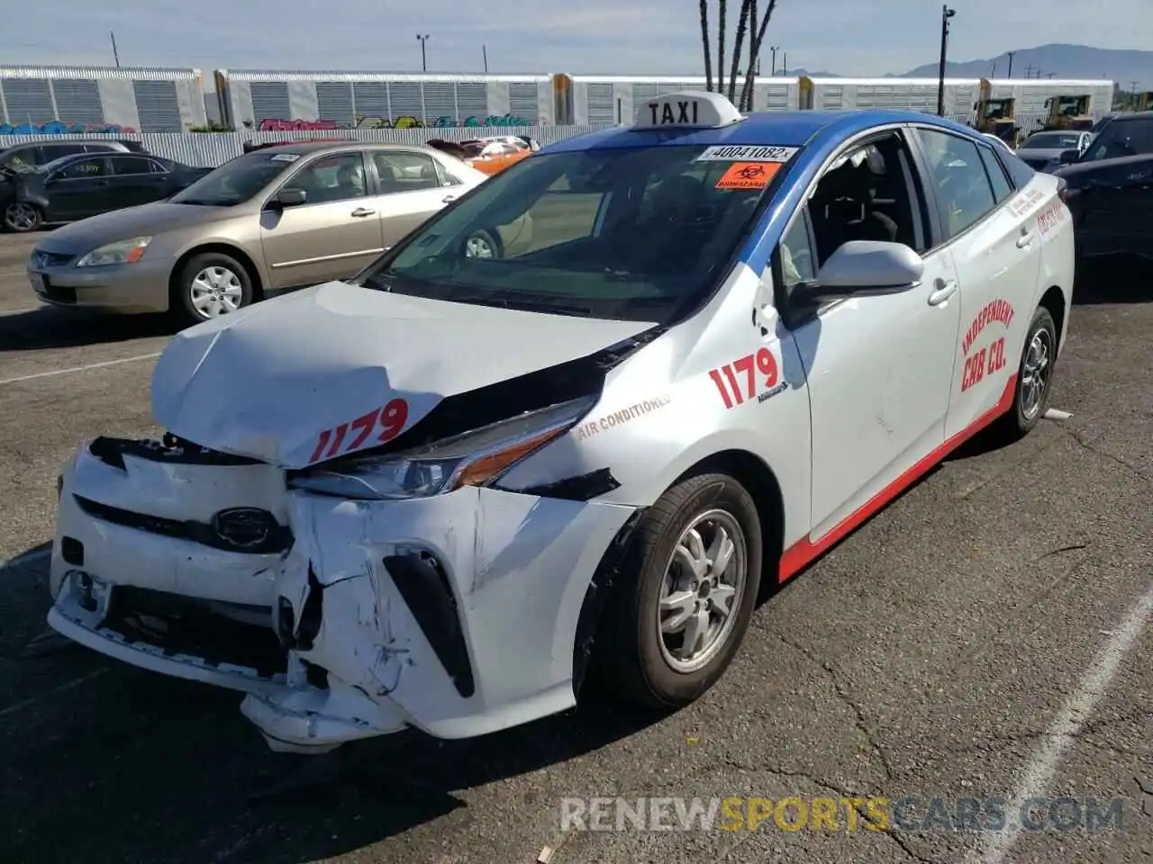 2 Photograph of a damaged car JTDKAMFU9M3152256 TOYOTA PRIUS 2021