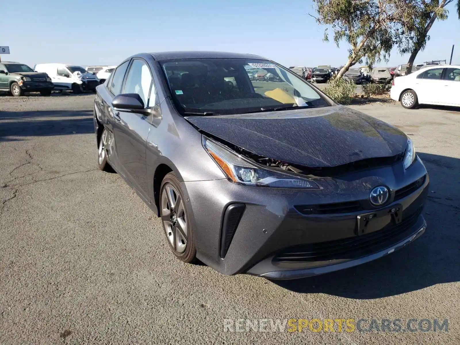 1 Photograph of a damaged car JTDKAMFUXM3126846 TOYOTA PRIUS 2021