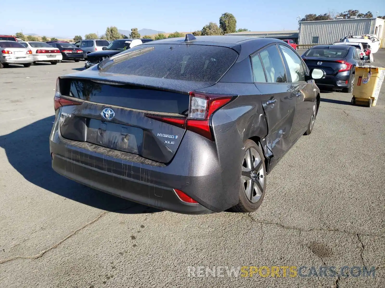 4 Photograph of a damaged car JTDKAMFUXM3126846 TOYOTA PRIUS 2021