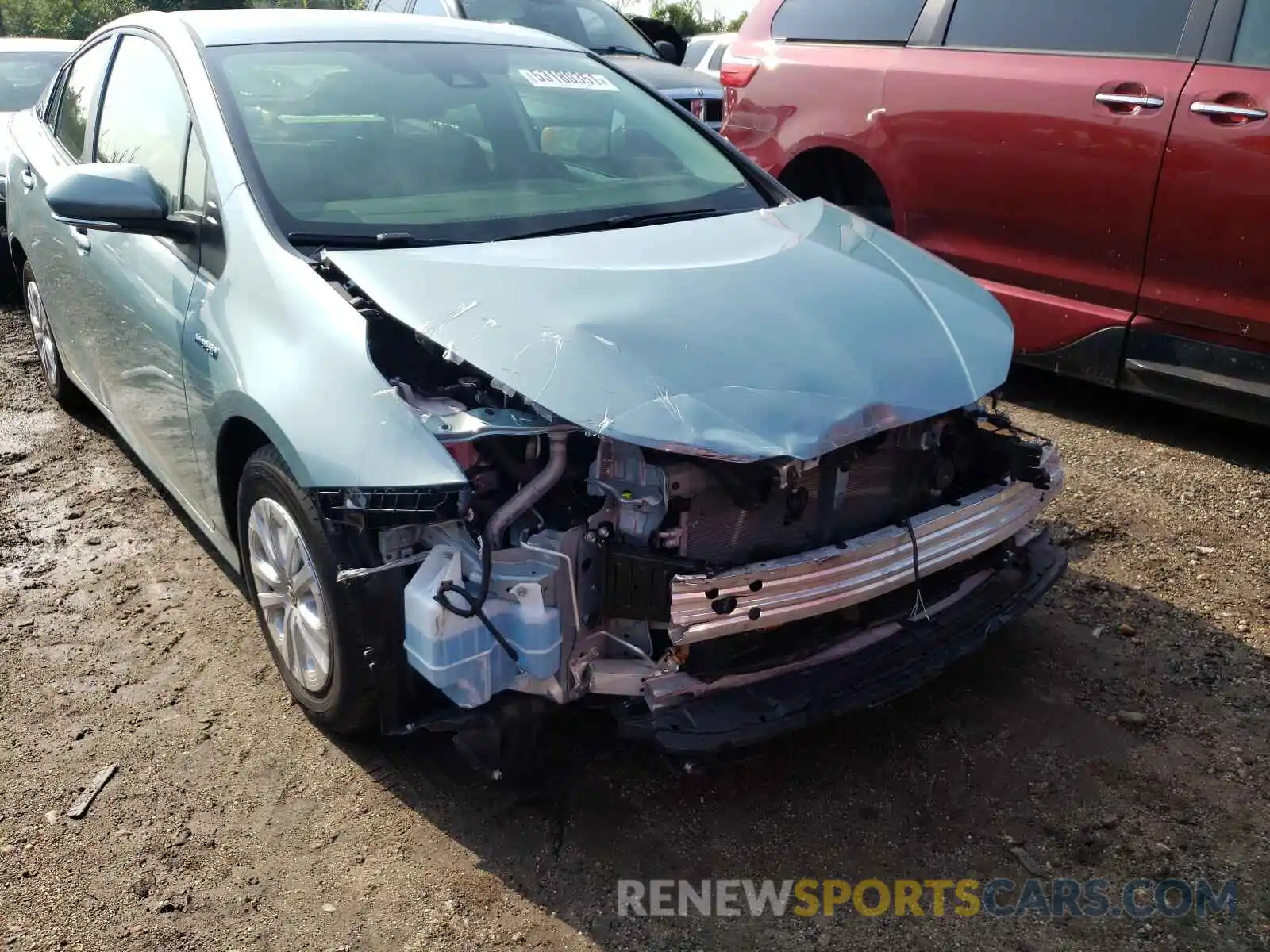 9 Photograph of a damaged car JTDKAMFUXM3127933 TOYOTA PRIUS 2021