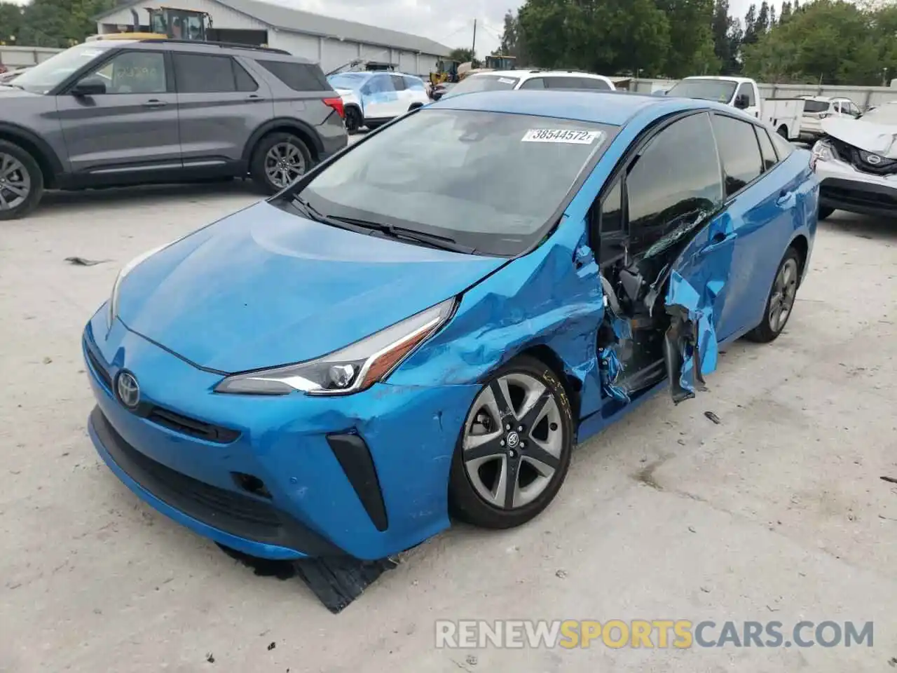 2 Photograph of a damaged car JTDKAMFUXM3128175 TOYOTA PRIUS 2021