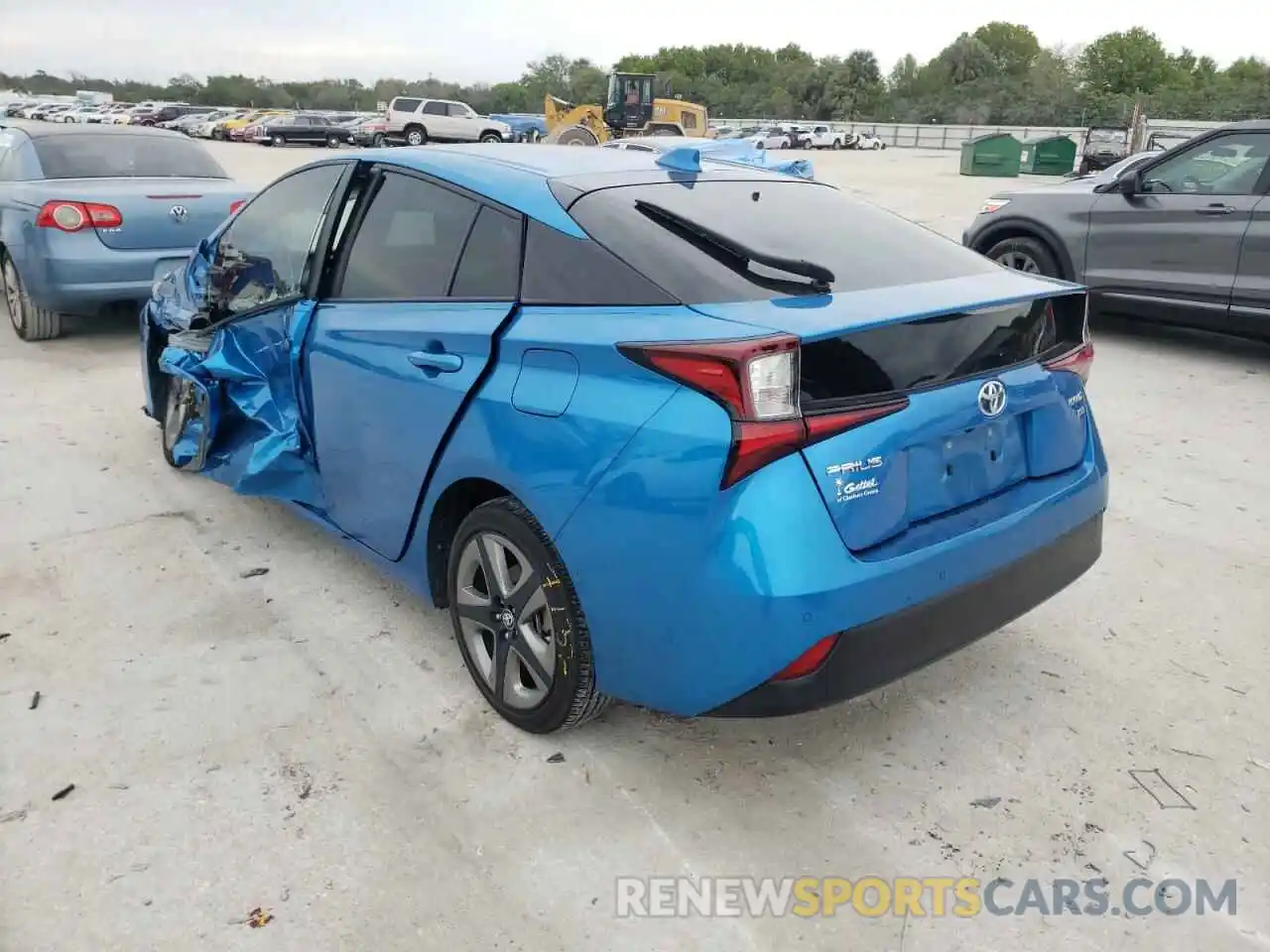 3 Photograph of a damaged car JTDKAMFUXM3128175 TOYOTA PRIUS 2021