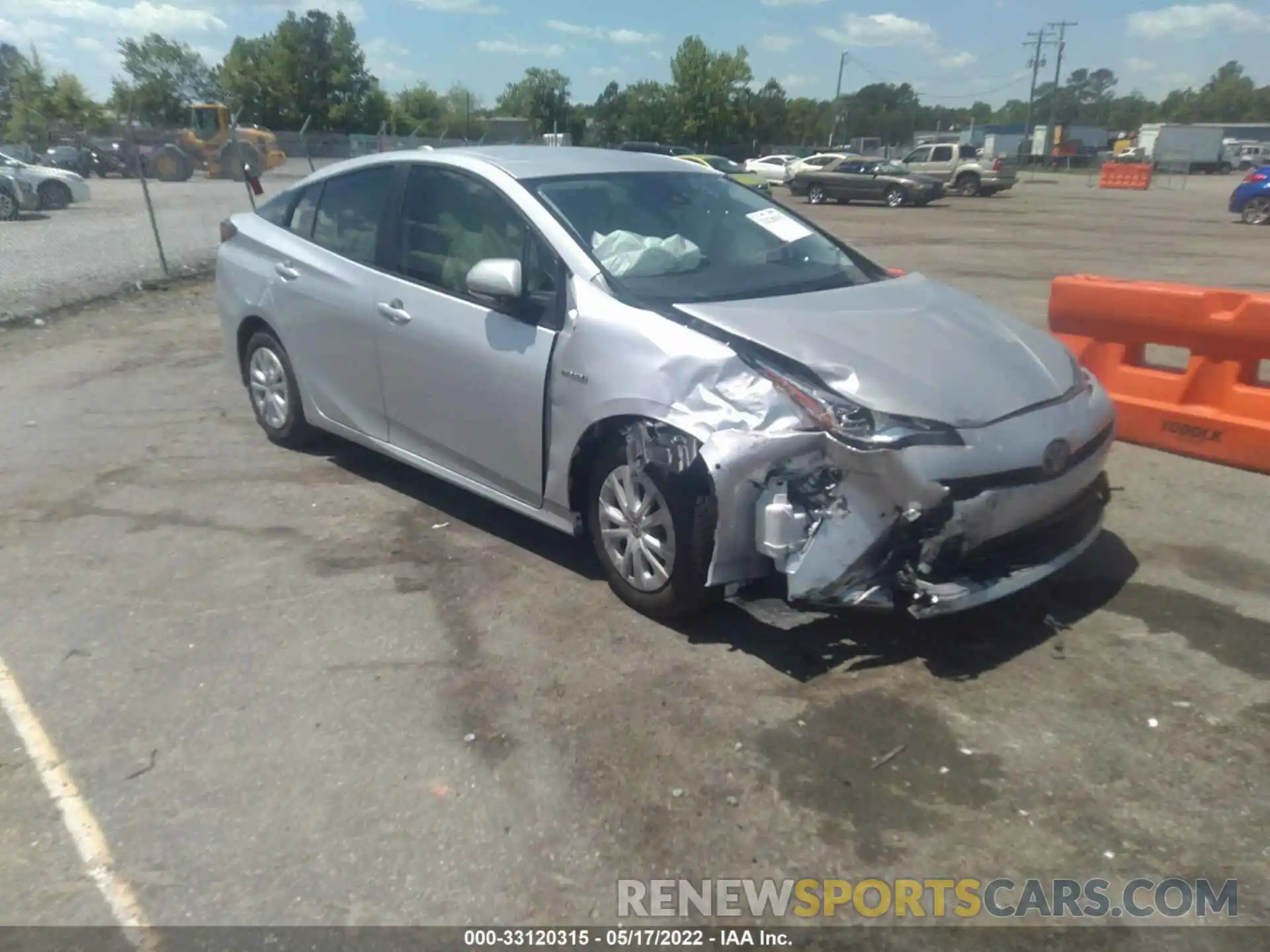 1 Photograph of a damaged car JTDKAMFUXM3128418 TOYOTA PRIUS 2021