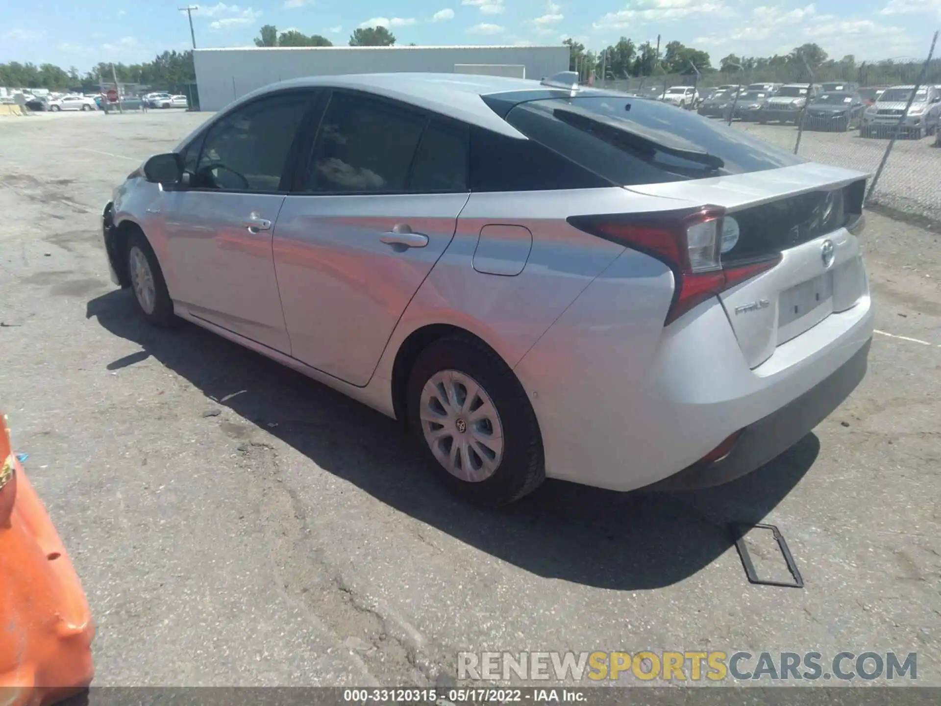 3 Photograph of a damaged car JTDKAMFUXM3128418 TOYOTA PRIUS 2021