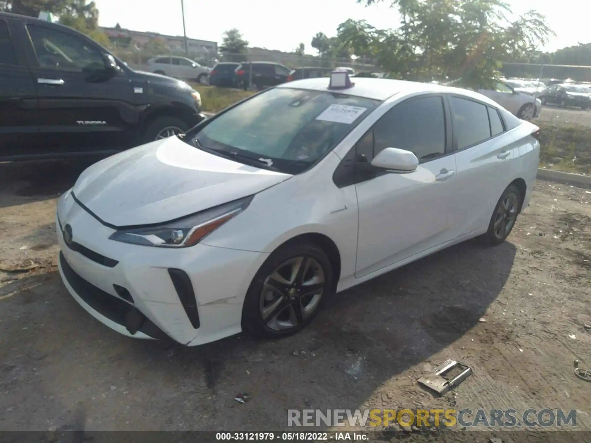 2 Photograph of a damaged car JTDKAMFUXM3131819 TOYOTA PRIUS 2021