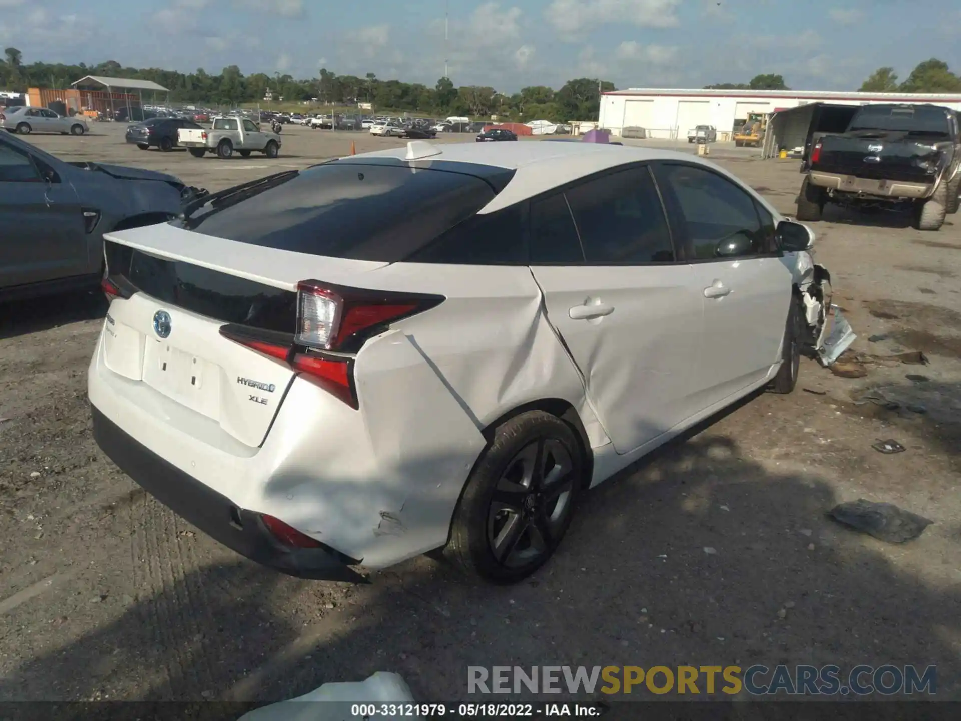 4 Photograph of a damaged car JTDKAMFUXM3131819 TOYOTA PRIUS 2021