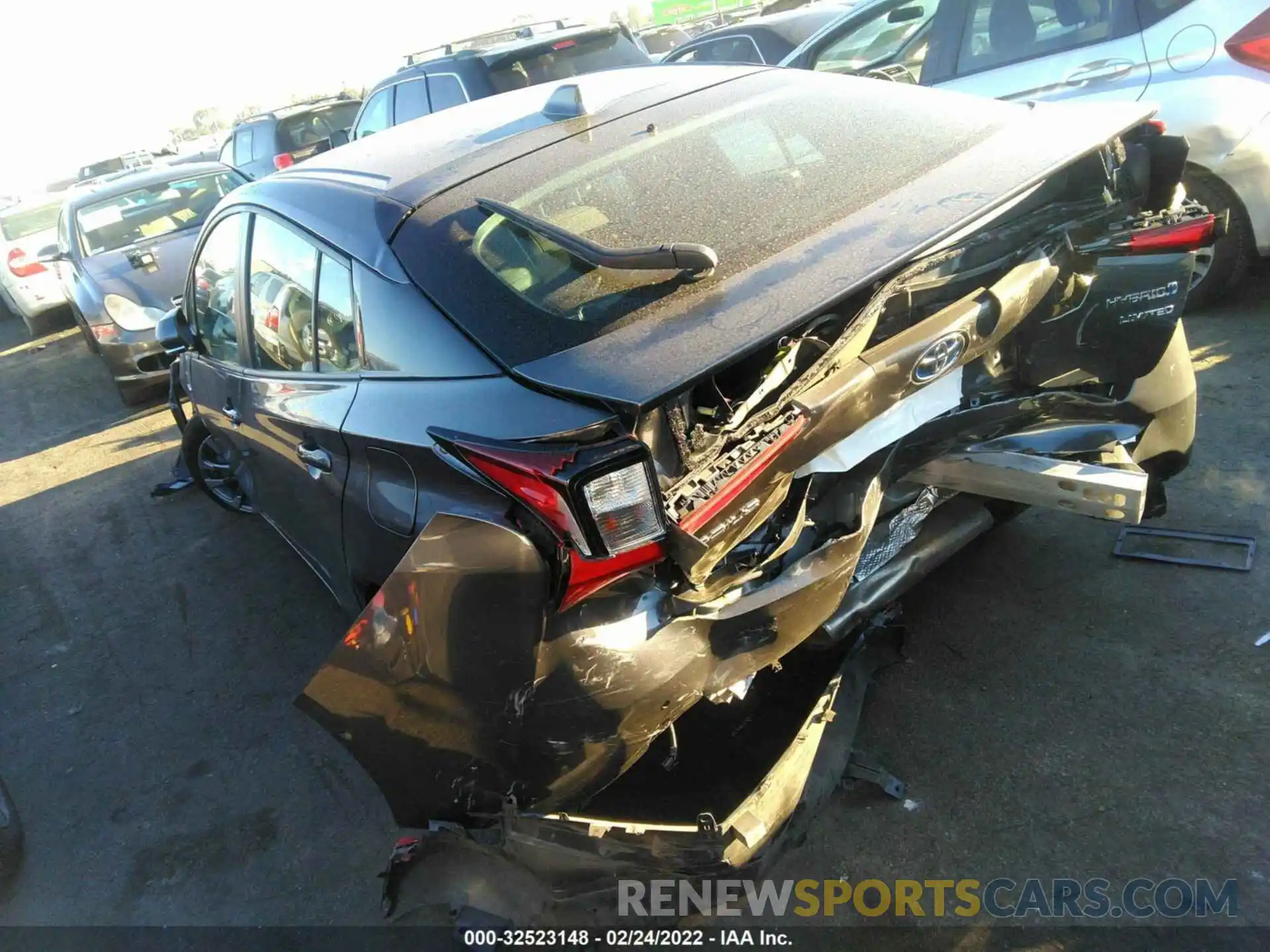 3 Photograph of a damaged car JTDKAMFUXM3132260 TOYOTA PRIUS 2021