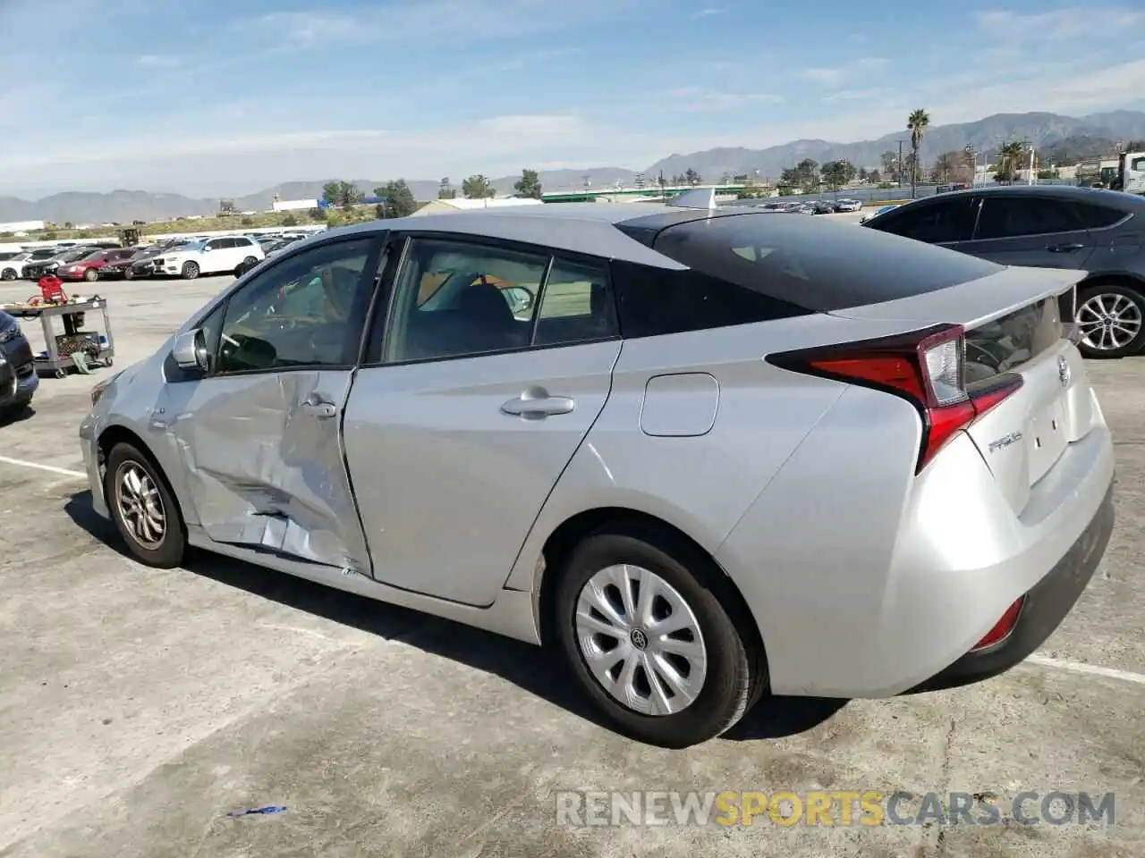 2 Photograph of a damaged car JTDKAMFUXM3132369 TOYOTA PRIUS 2021