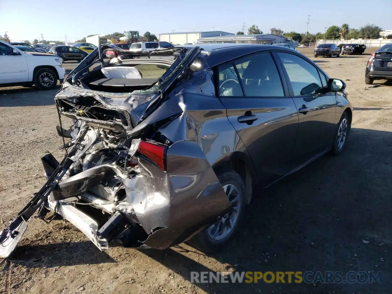 4 Photograph of a damaged car JTDKAMFUXM3132484 TOYOTA PRIUS 2021