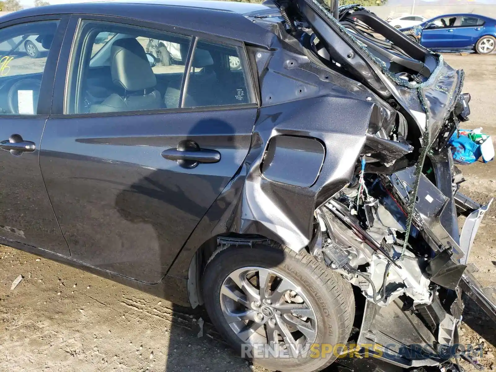 9 Photograph of a damaged car JTDKAMFUXM3132484 TOYOTA PRIUS 2021