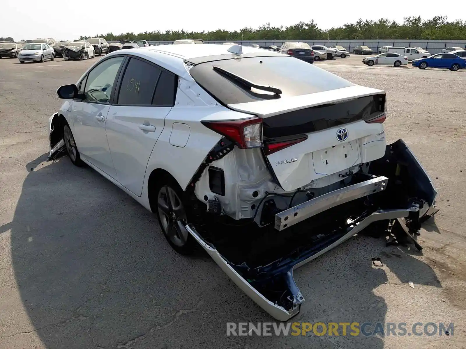 3 Photograph of a damaged car JTDKAMFUXM3132906 TOYOTA PRIUS 2021