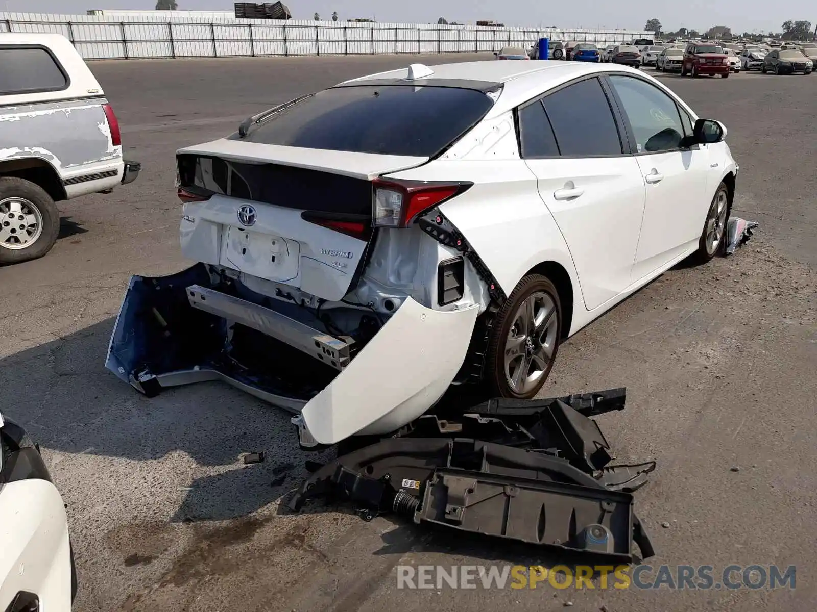 4 Photograph of a damaged car JTDKAMFUXM3132906 TOYOTA PRIUS 2021