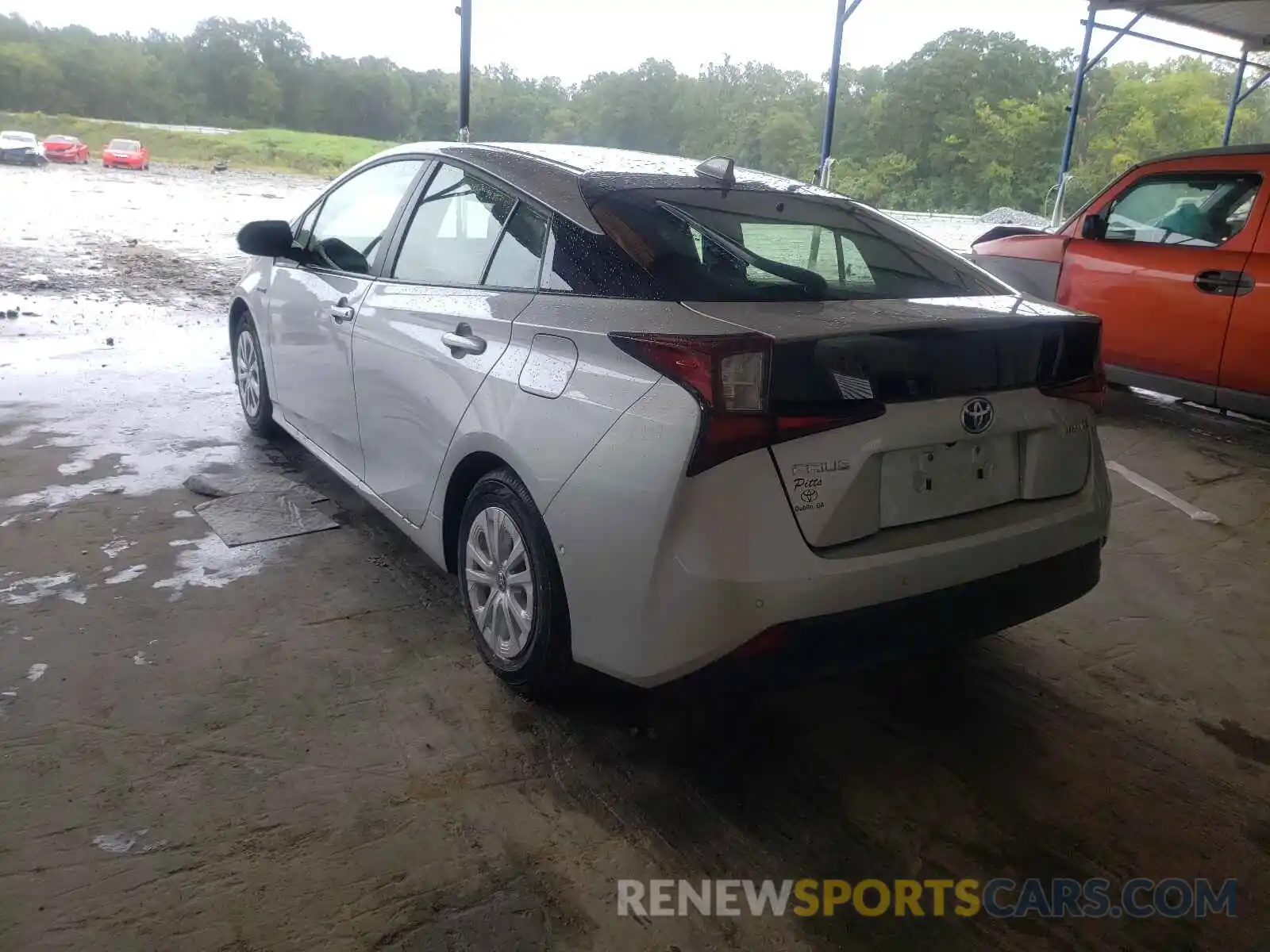 3 Photograph of a damaged car JTDKAMFUXM3134073 TOYOTA PRIUS 2021