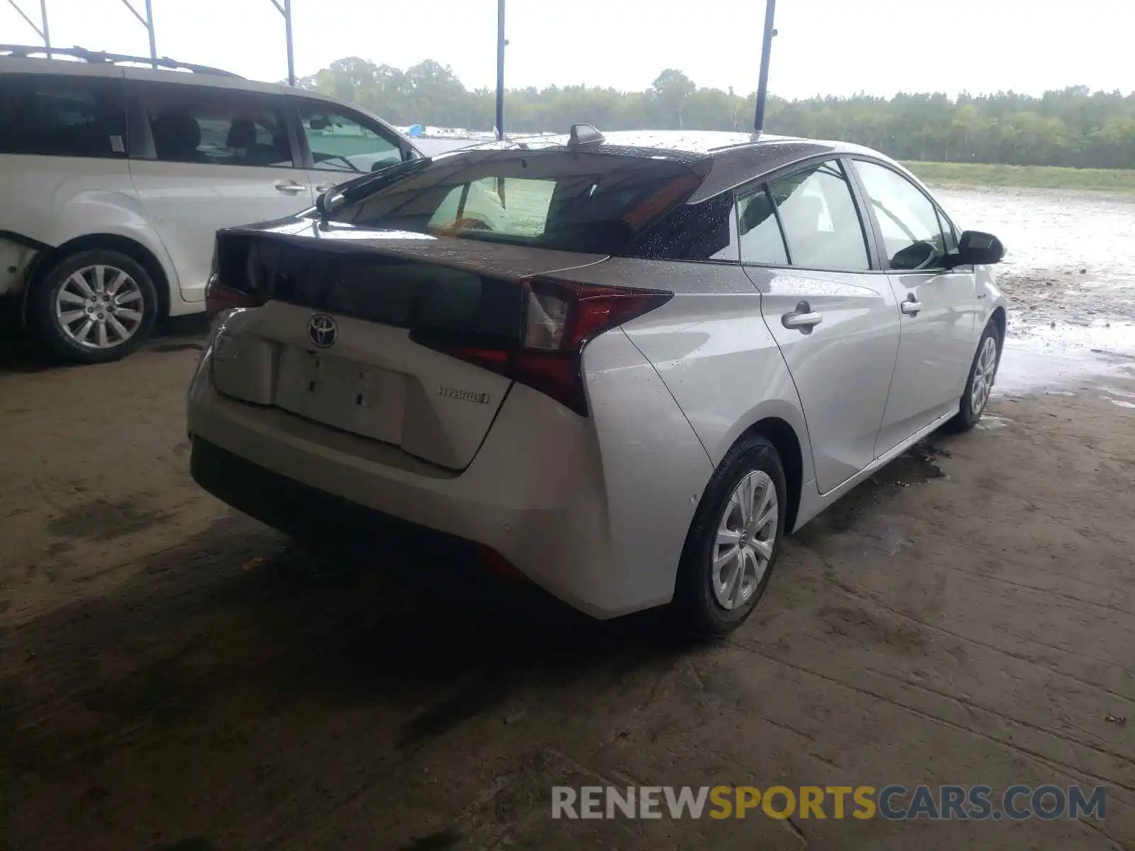 4 Photograph of a damaged car JTDKAMFUXM3134073 TOYOTA PRIUS 2021