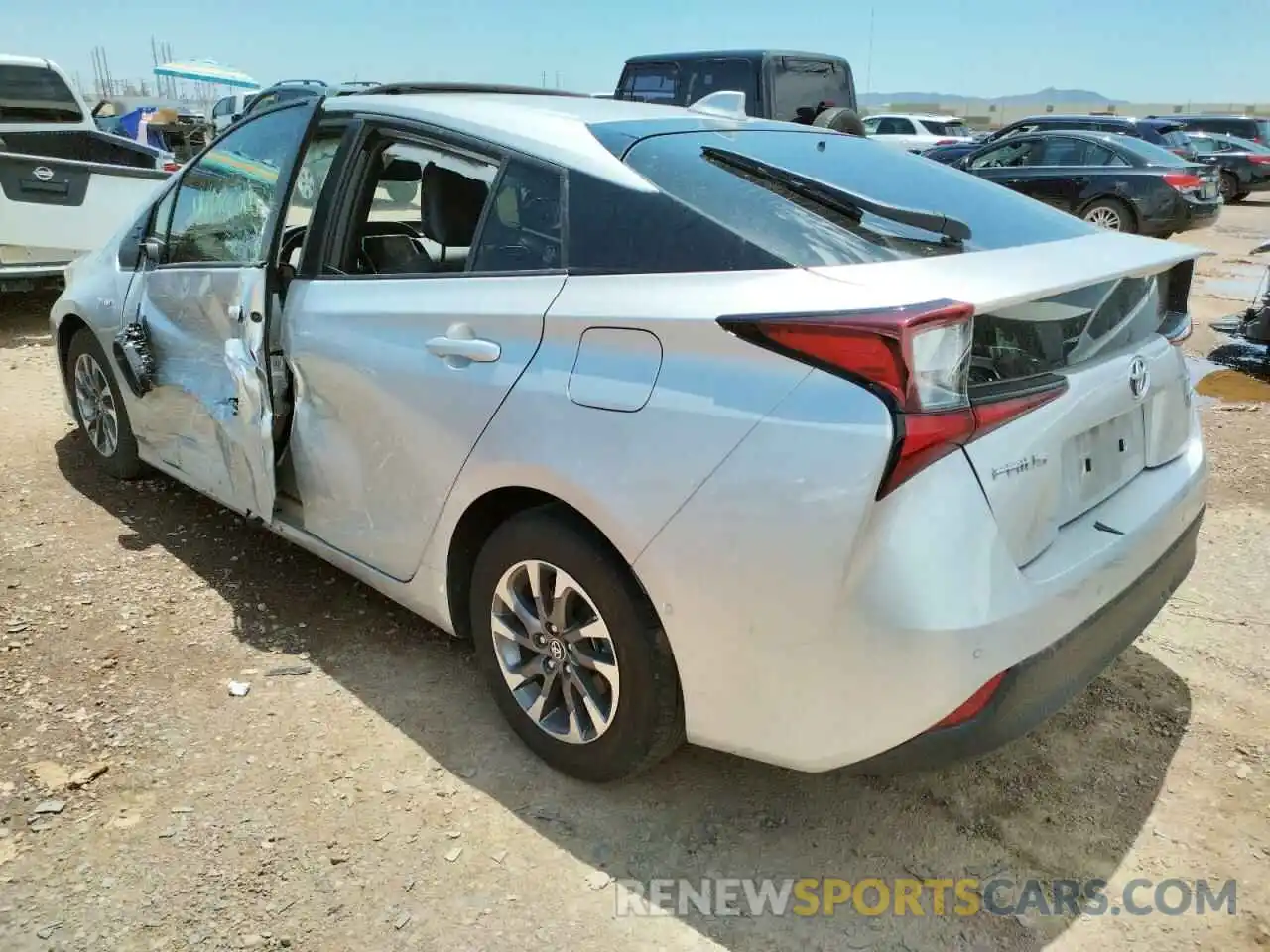 3 Photograph of a damaged car JTDKAMFUXM3134221 TOYOTA PRIUS 2021