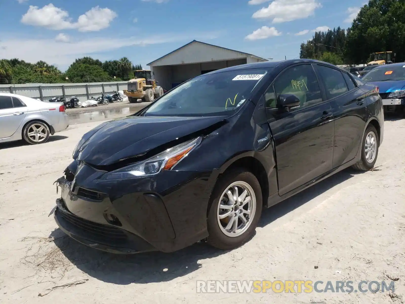 2 Photograph of a damaged car JTDKAMFUXM3134705 TOYOTA PRIUS 2021