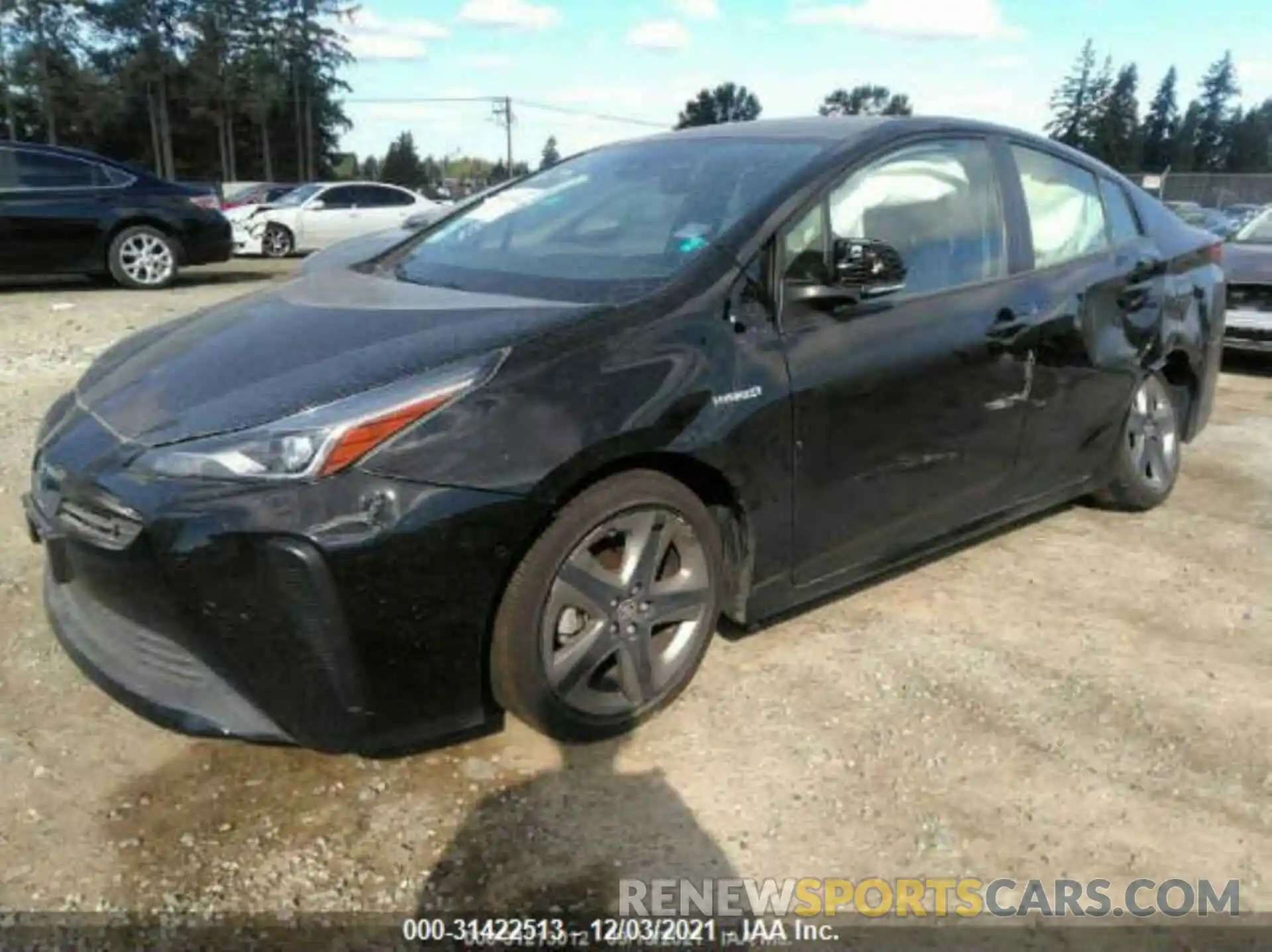 2 Photograph of a damaged car JTDKAMFUXM3136650 TOYOTA PRIUS 2021