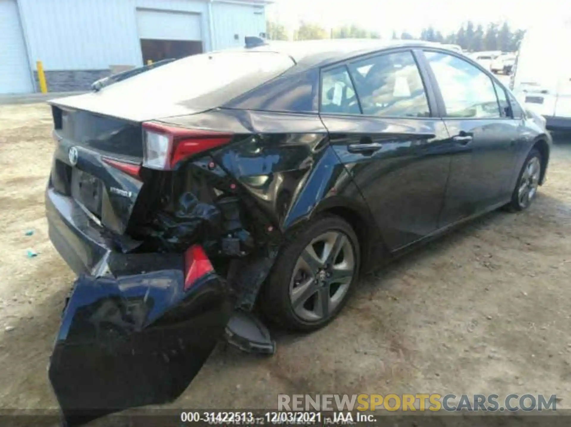 4 Photograph of a damaged car JTDKAMFUXM3136650 TOYOTA PRIUS 2021