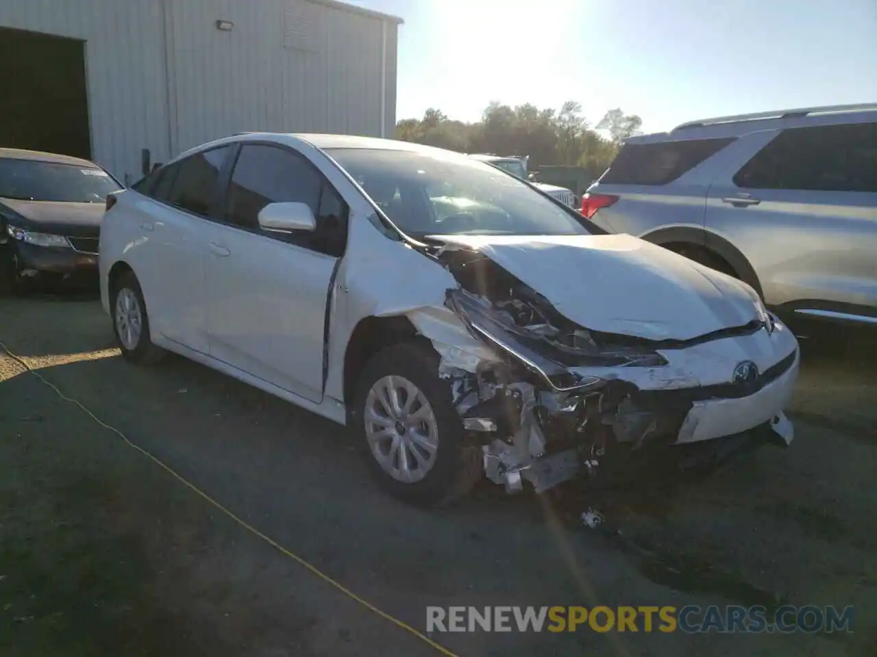 1 Photograph of a damaged car JTDKAMFUXM3137670 TOYOTA PRIUS 2021