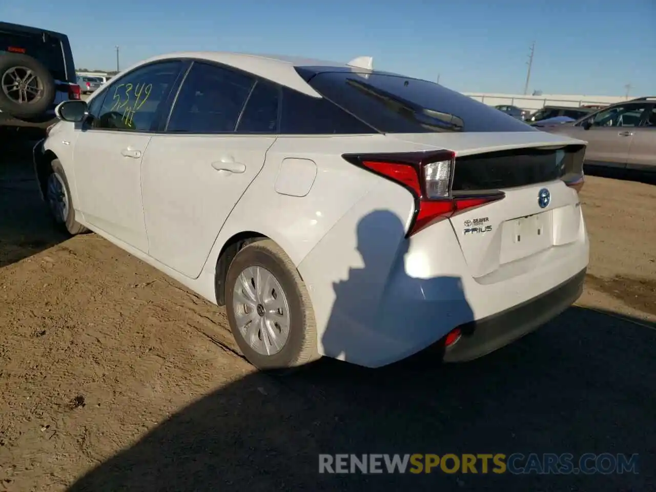 3 Photograph of a damaged car JTDKAMFUXM3137670 TOYOTA PRIUS 2021