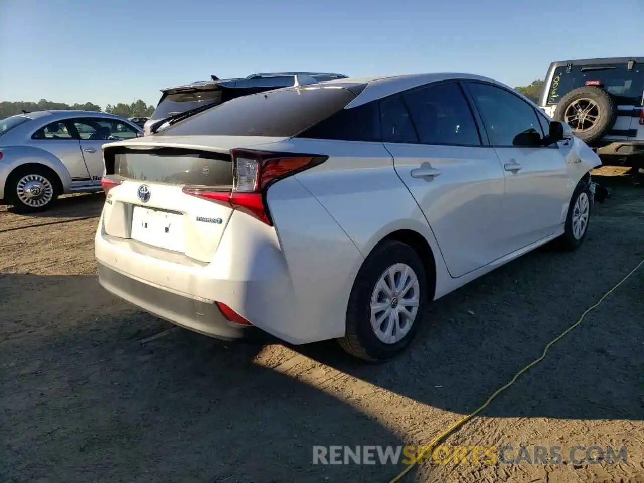 4 Photograph of a damaged car JTDKAMFUXM3137670 TOYOTA PRIUS 2021