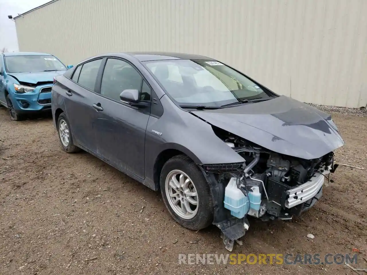 1 Photograph of a damaged car JTDKAMFUXM3138009 TOYOTA PRIUS 2021