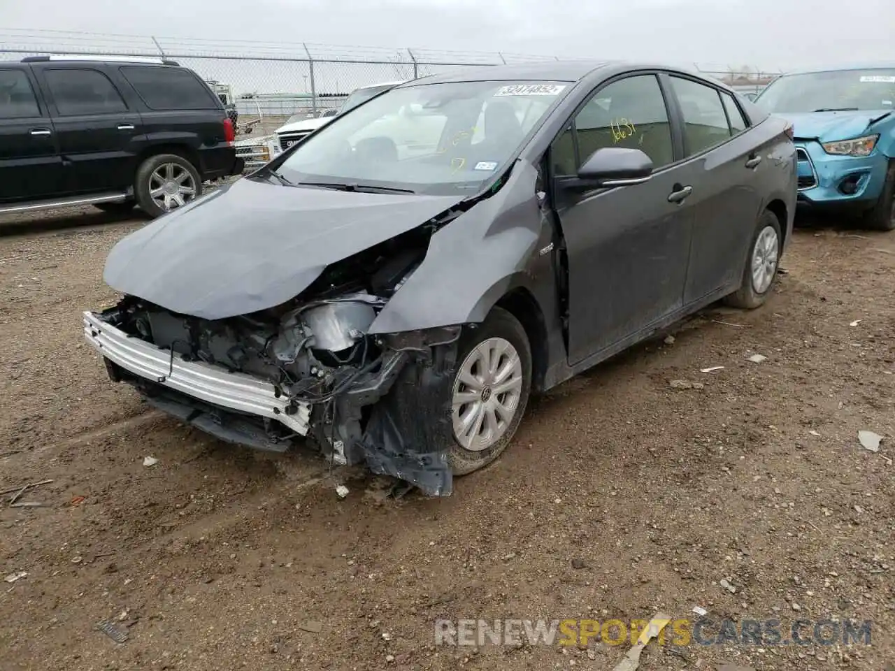 2 Photograph of a damaged car JTDKAMFUXM3138009 TOYOTA PRIUS 2021