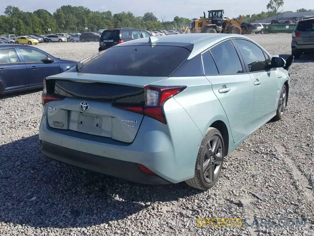 4 Photograph of a damaged car JTDKAMFUXM3139466 TOYOTA PRIUS 2021