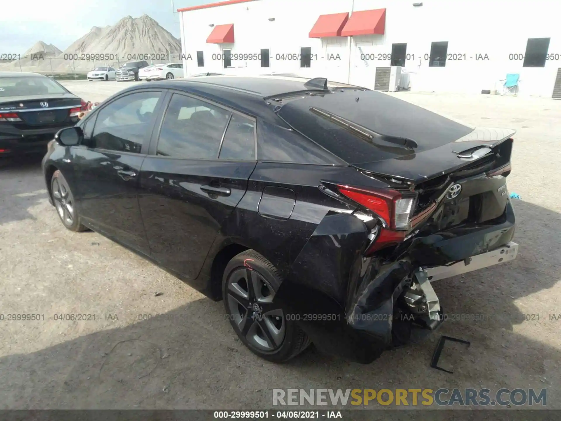 3 Photograph of a damaged car JTDKAMFUXM3139788 TOYOTA PRIUS 2021