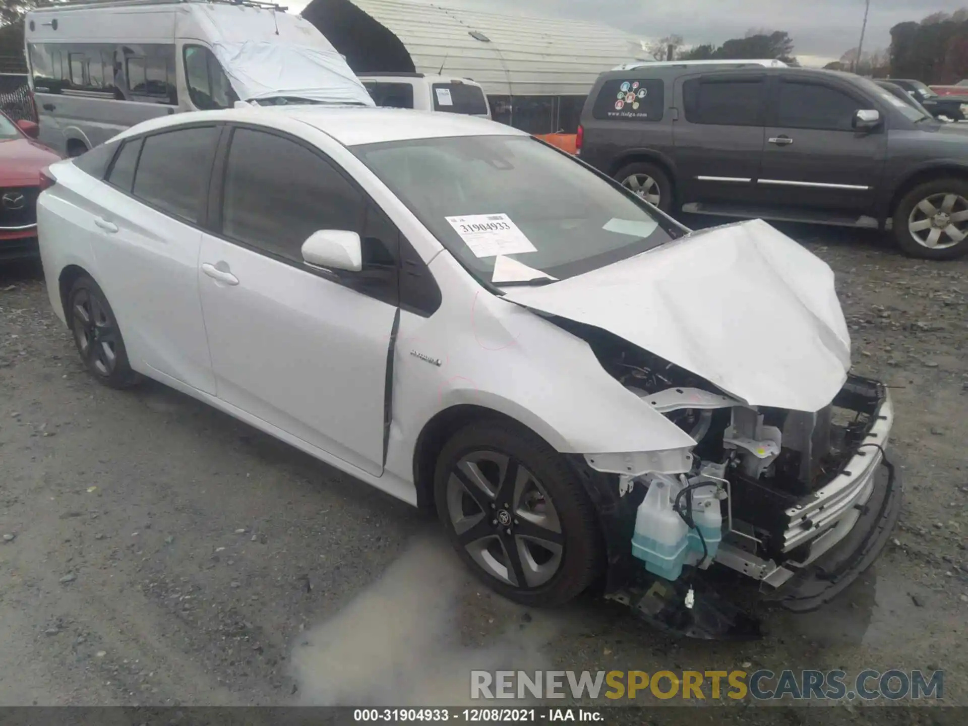 1 Photograph of a damaged car JTDKAMFUXM3139824 TOYOTA PRIUS 2021