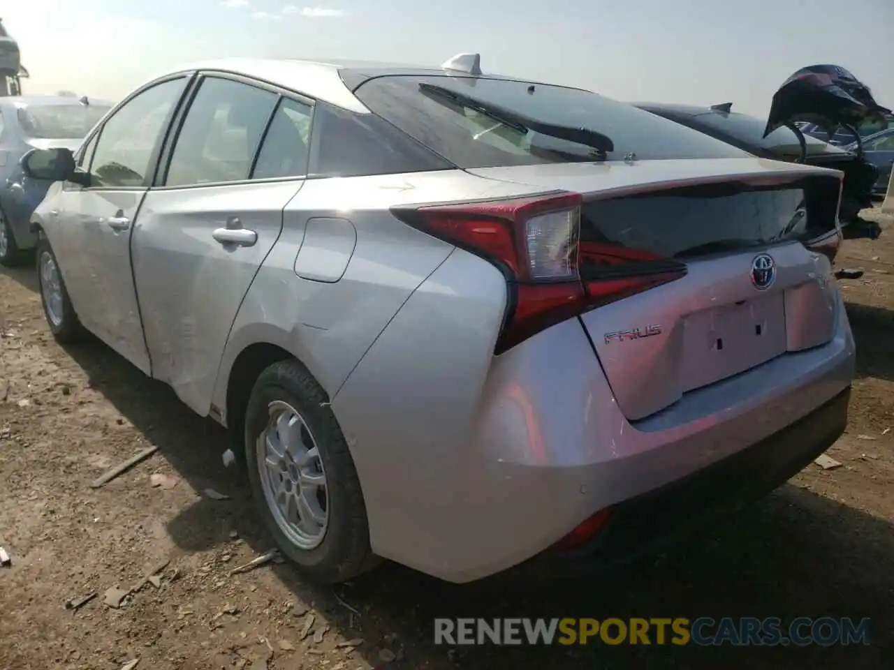 3 Photograph of a damaged car JTDKAMFUXM3139984 TOYOTA PRIUS 2021