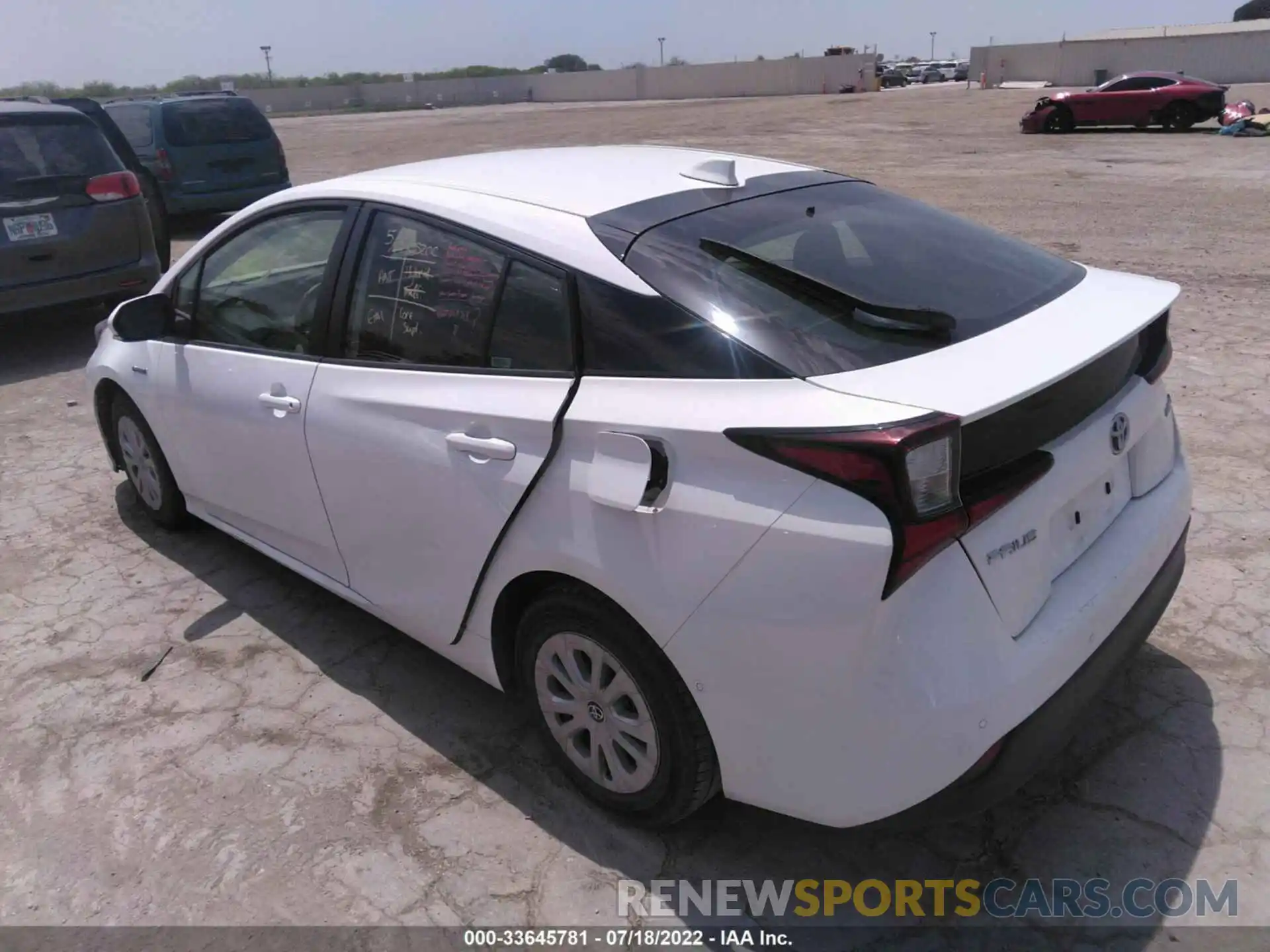 3 Photograph of a damaged car JTDKAMFUXM3140584 TOYOTA PRIUS 2021