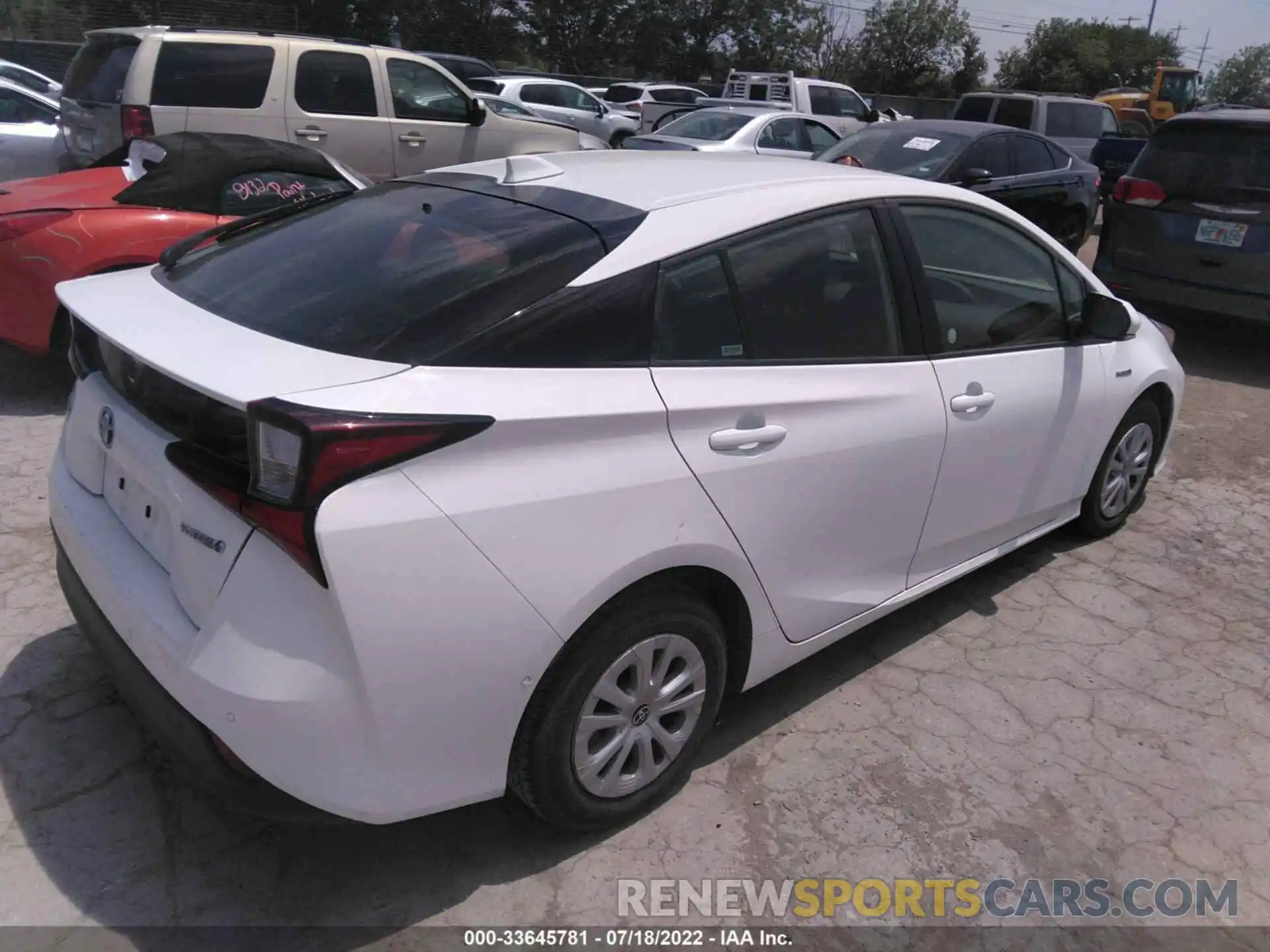 4 Photograph of a damaged car JTDKAMFUXM3140584 TOYOTA PRIUS 2021