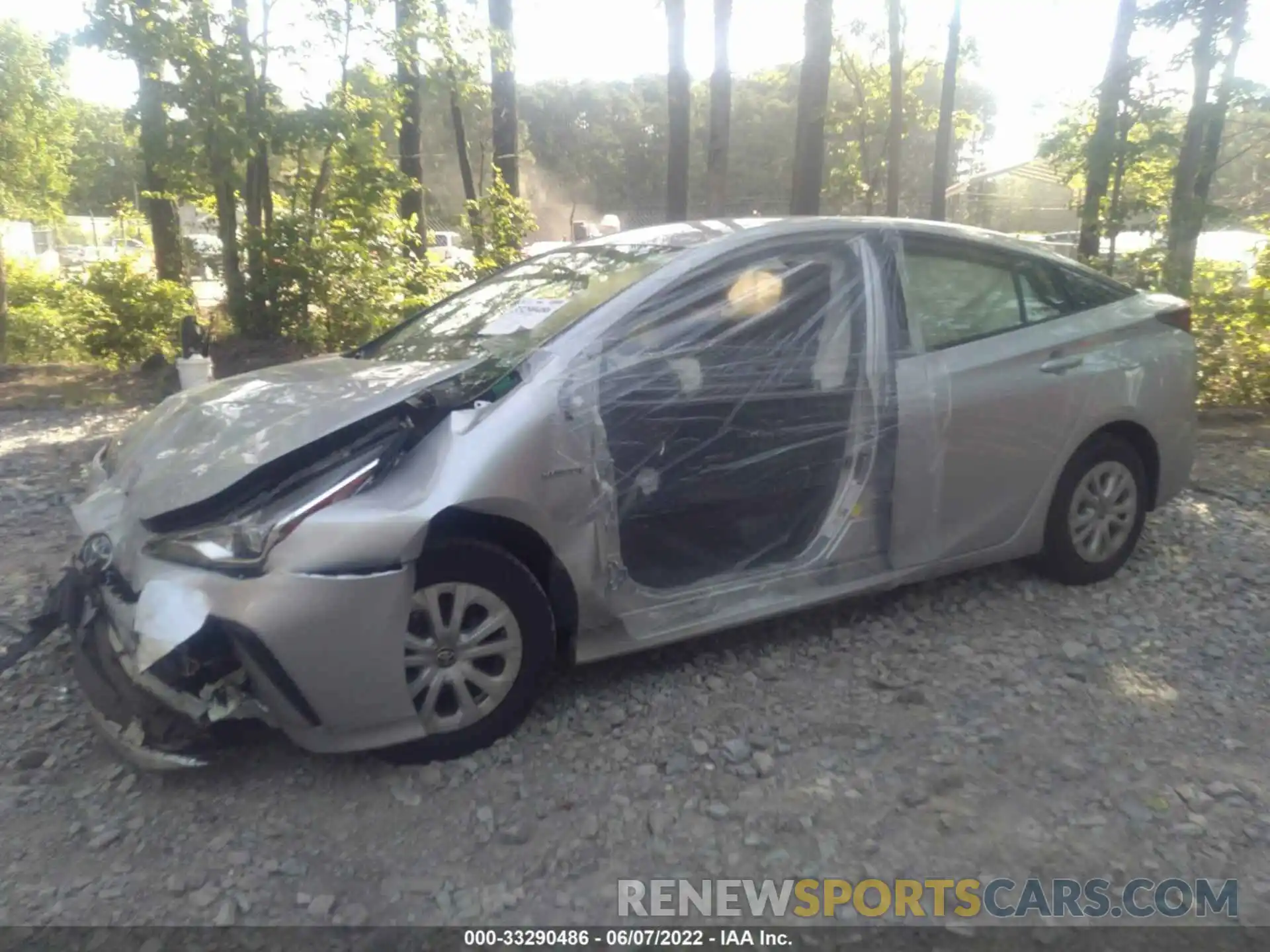 2 Photograph of a damaged car JTDKAMFUXM3142450 TOYOTA PRIUS 2021