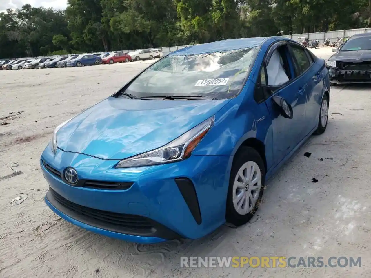 2 Photograph of a damaged car JTDKAMFUXM3142951 TOYOTA PRIUS 2021