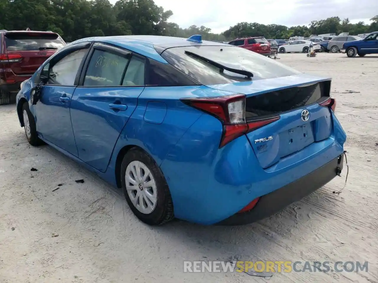 3 Photograph of a damaged car JTDKAMFUXM3142951 TOYOTA PRIUS 2021