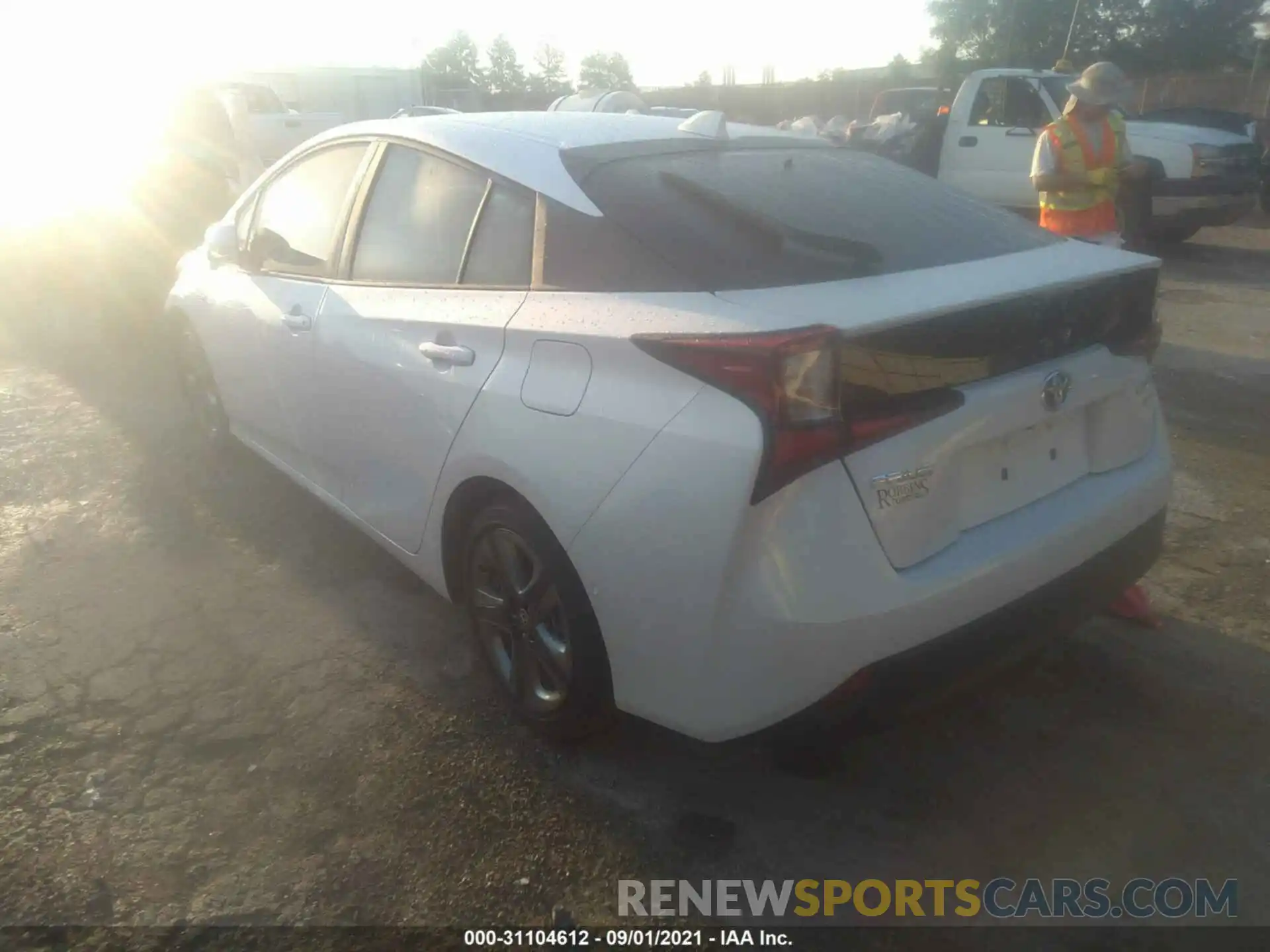 3 Photograph of a damaged car JTDKAMFUXM3143047 TOYOTA PRIUS 2021