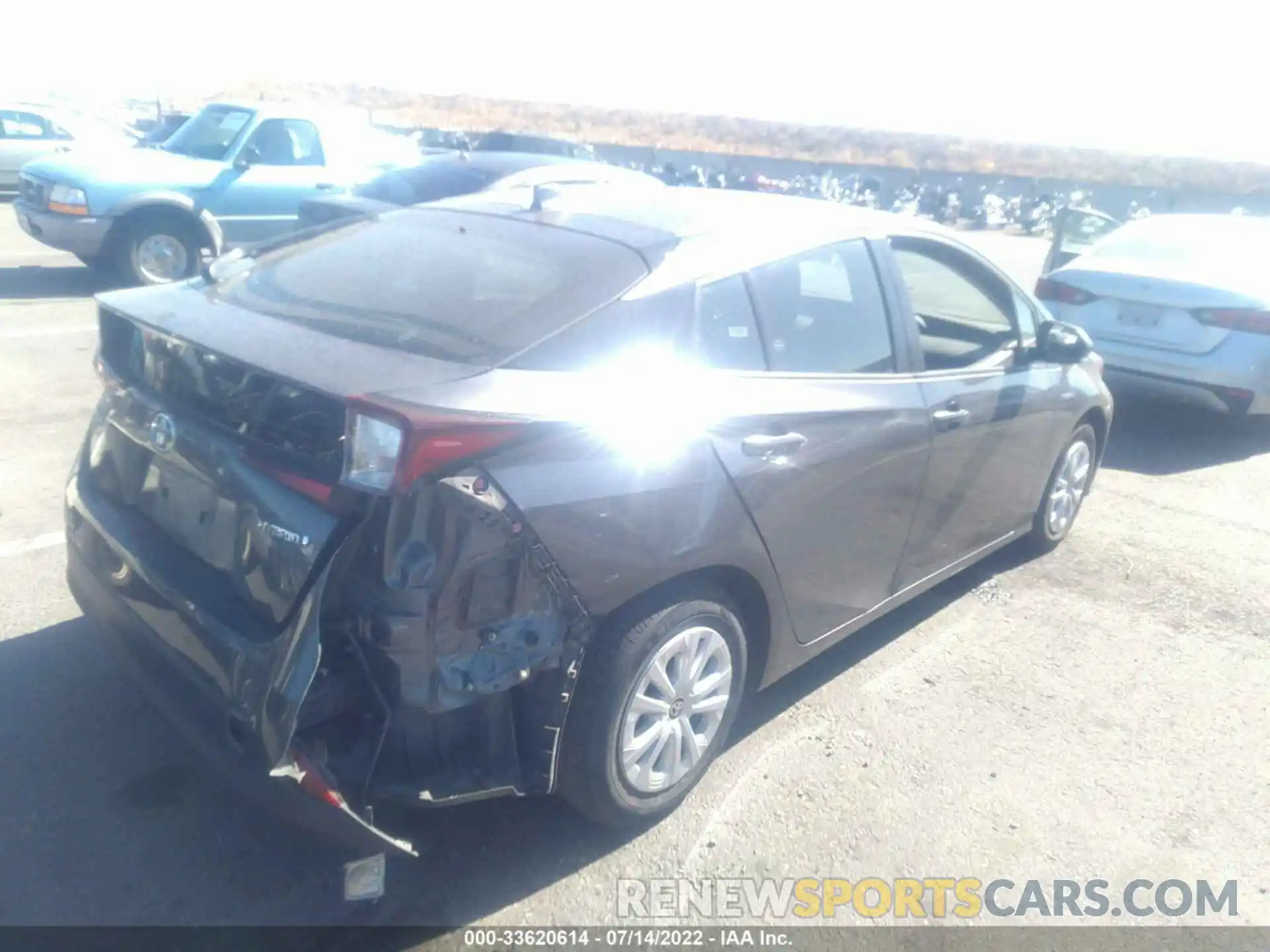 4 Photograph of a damaged car JTDKAMFUXM3144473 TOYOTA PRIUS 2021