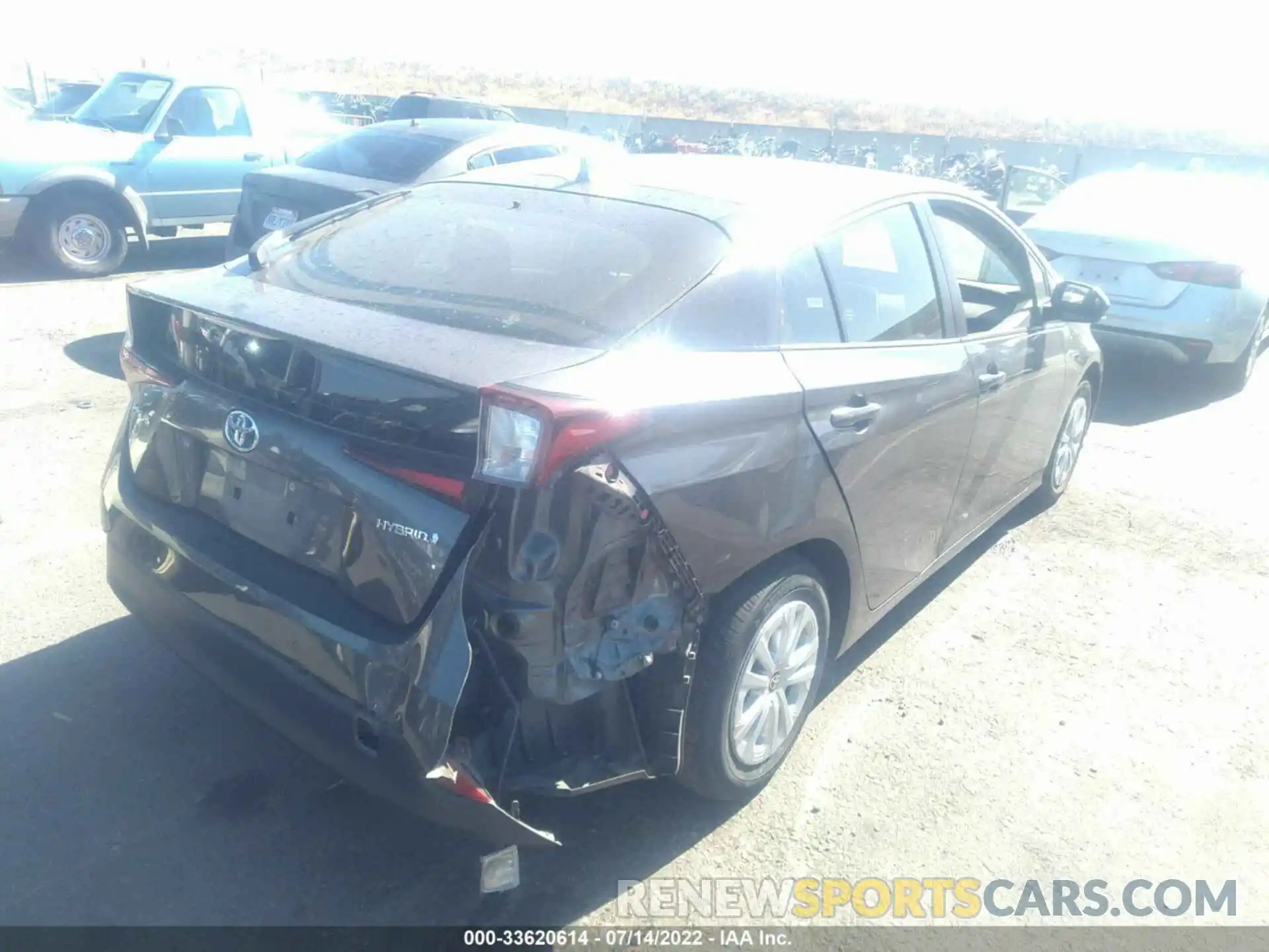 6 Photograph of a damaged car JTDKAMFUXM3144473 TOYOTA PRIUS 2021