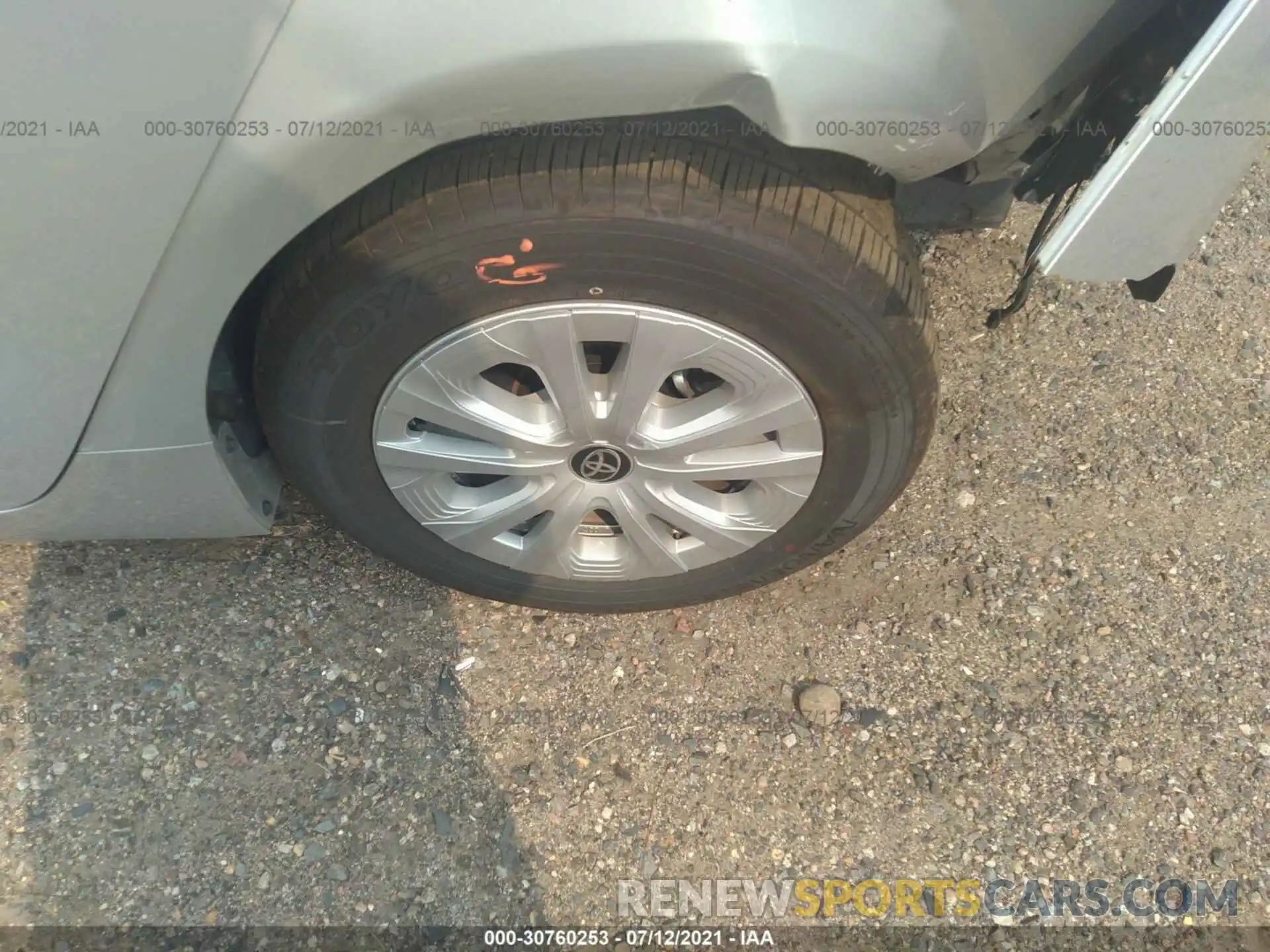 14 Photograph of a damaged car JTDKAMFUXM3144702 TOYOTA PRIUS 2021