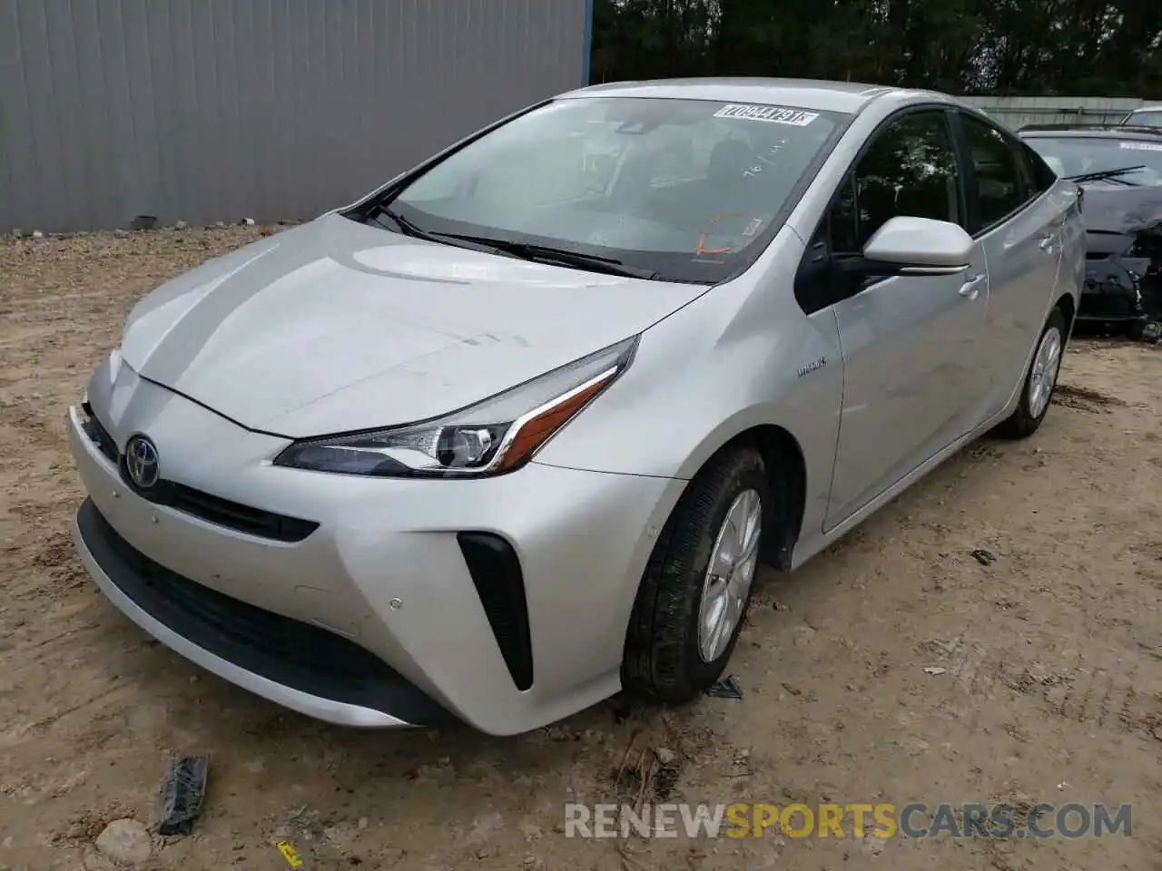 2 Фотография поврежденного автомобиля JTDKAMFUXM3144957 TOYOTA PRIUS 2021